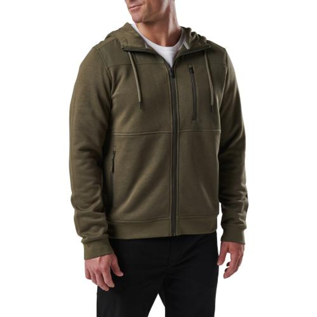 Реглан з капюшоном 5.11 Tactical Arms Full Zip Jacket Ranger Green XL - зображення 1