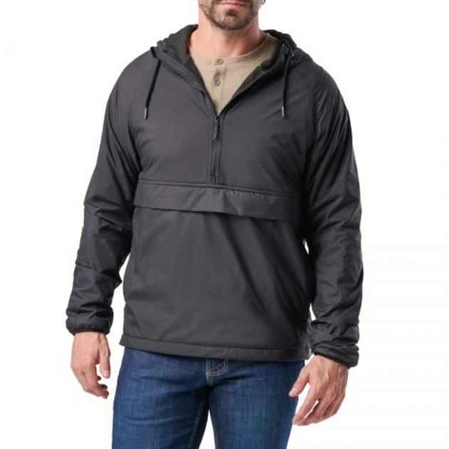 Куртка анорак 5.11 Tactical Warner Anorak Jacket Black L - зображення 1