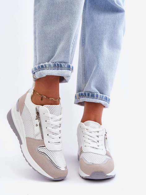 Sneakersy damskie na koturnie Sivan 39 Wielokolorowe (5905677658637) - obraz 4