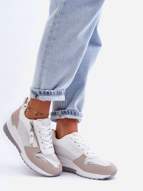 Sneakersy damskie na koturnie Sivan 39 Wielokolorowe (5905677658637) - obraz 5