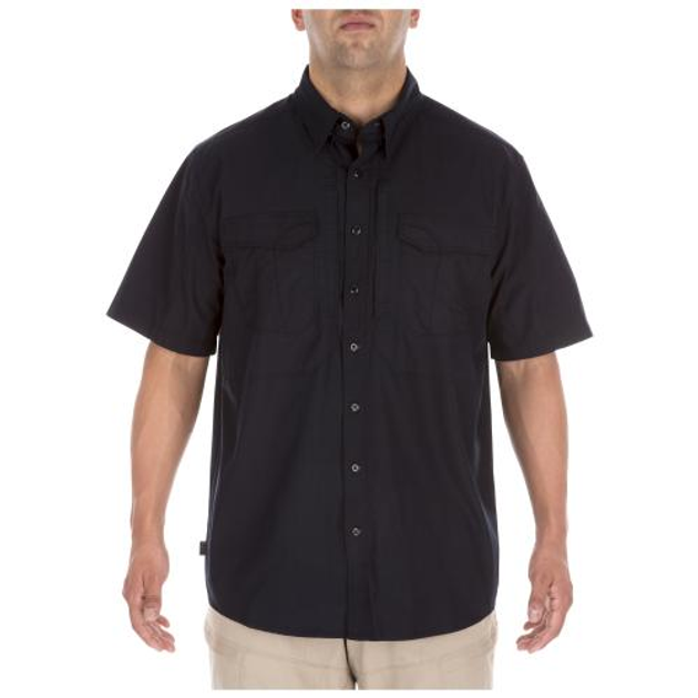 Сорочка тактична з коротким рукавом 5.11 Stryke Shirt - Short Sleeve Dark Navy L - зображення 1