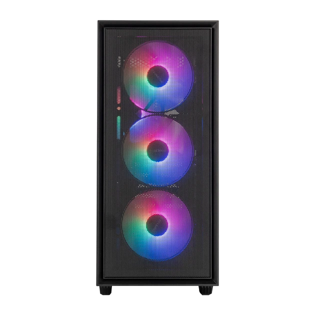 Корпус Prologix E107 Tempered Glass Black без БЖ – фото, відгуки