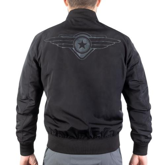 Куртка льотна демісезонна Sturm Mil-Tec Flight Jacket Top Gun Base Black S - изображение 2