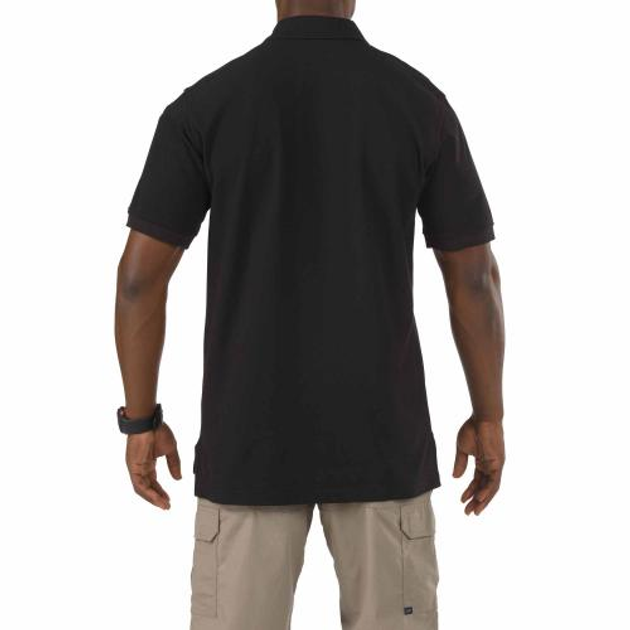 Футболка Поло тактична з коротким рукавом 5.11 Tactical UTILITY SHORT SLEEVE POLO Black L - изображение 2