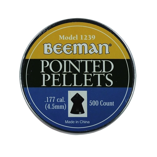 Пули свинцовые Beeman Pointed Pellets 0,55 г 500 шт - изображение 1