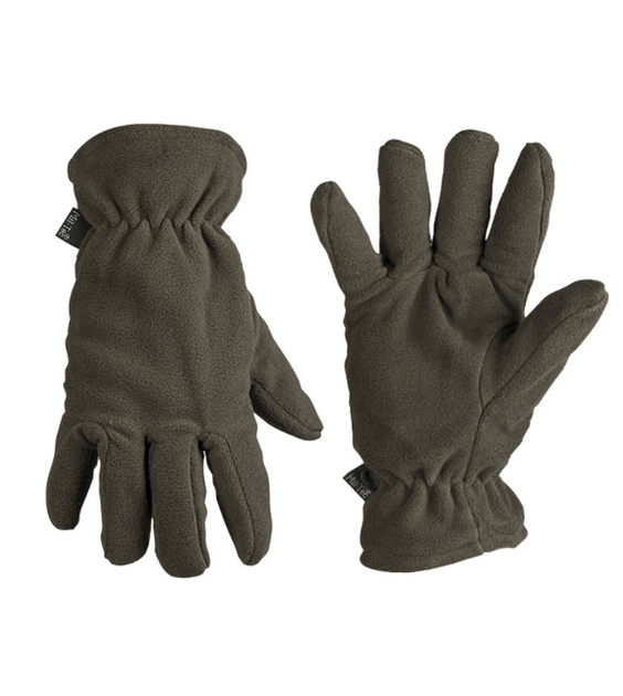 Рукавиці тактичні флісові M Олива Mil-Tec FINGERHANDSCHUHE FLEECE THINSULATE M OLIV (12534001-M) - изображение 1