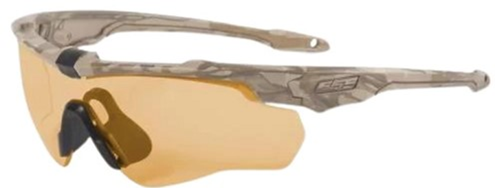Очки защитные баллистические ESS Crossblade Spin Camo Bone с HI-Def Bronze, Clear & Smoke Gray EE9032-24 (0300) (2000980616725) - изображение 1