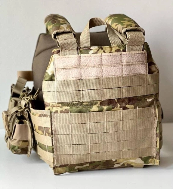 Плитоноска мультикам +7 підсумок Cordura Asdag - Тактическое