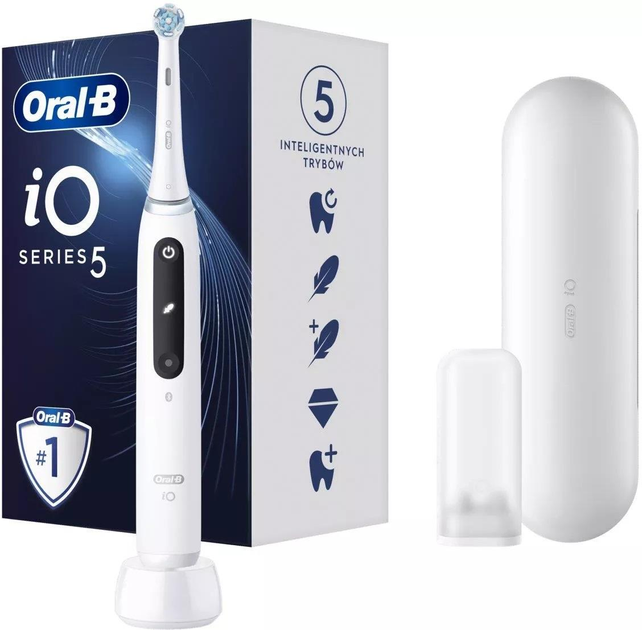 Електрична зубна щітка Oral-B (iO5 Quite White) - зображення 1