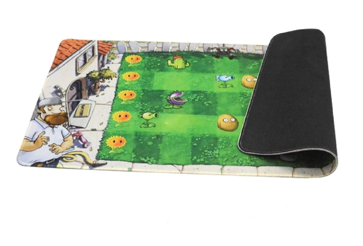 Игровой коврик Растения против Зомби 60x30 см Игровая поверхность Plants vs Zombies (00389) - изображение 1