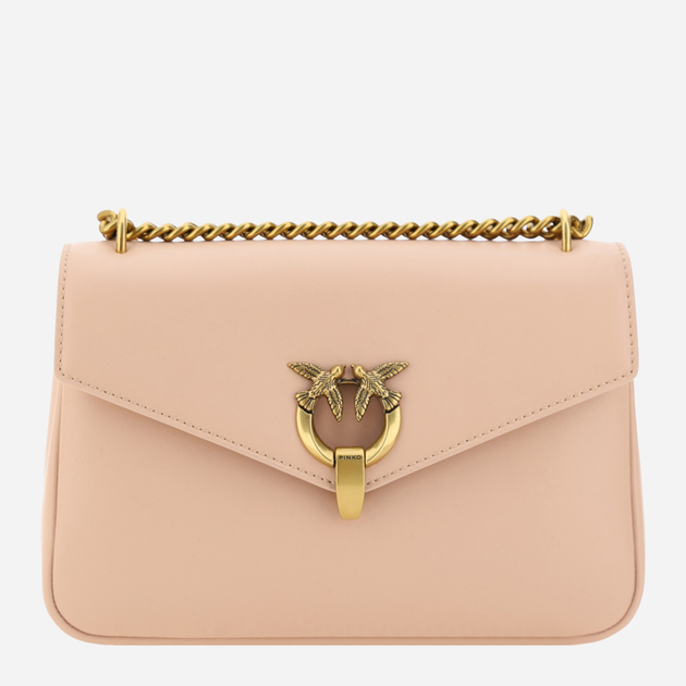 Сумка крос-боді жіноча шкіряна Pinko Cupid Shoulder Bag 101512A0QO Пудрова (8057769106445) - зображення 1