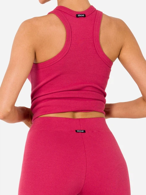 Legginsy damskie prążkowane Made Of Emotion M734 S Koralowe (5903887697194) - obraz 5