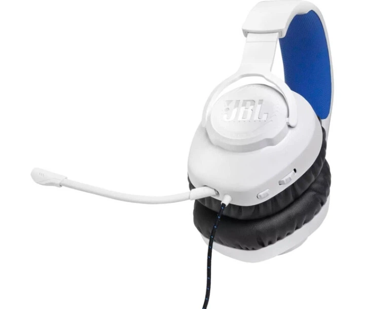 Игровая гарнитура JBL Quantum 100P Console (JBLQ100PWHTBLU) - Фото 5 Игровая гарнитура JBL Quantum 100P Console (JBLQ100PWHTBLU) - изображение 5