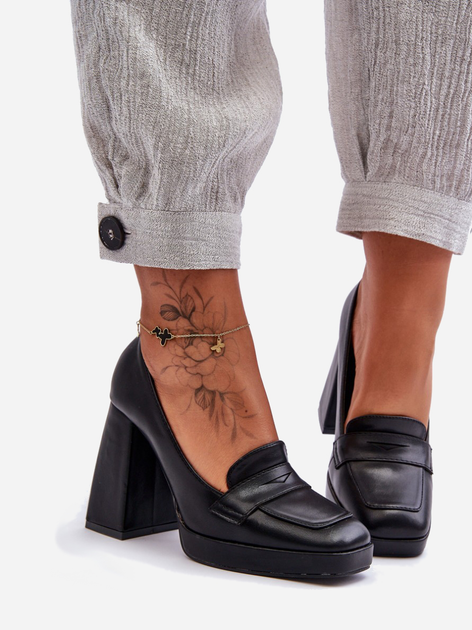 Loafersy Inna Marka Alisa 37 Czarne (5905677655704) - obraz 5