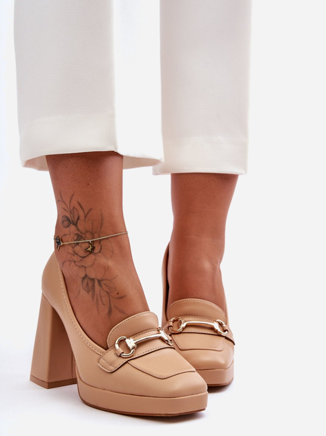 Loafersy Inna Marka Rouse 37 Nude (5905677655407) - obraz 1