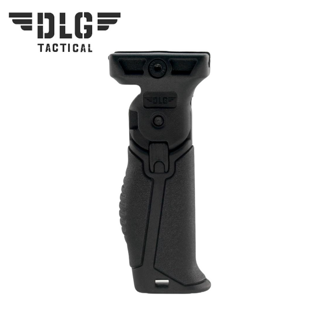 Ручка переноса огня складная DLG Tactical 048 на Пикатинни Picatinny передняя рукоятка Черная - изображение 1