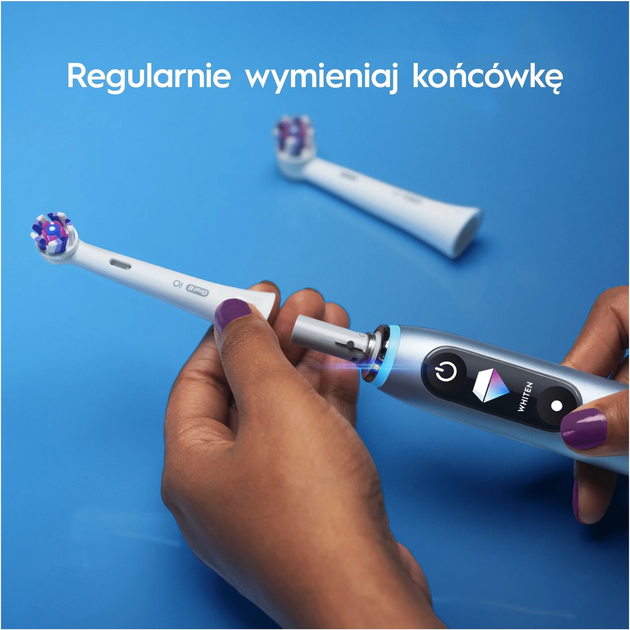 Końcówki do szczoteczki ORAL-B BRAUN iO Radiant Białe, 4 szt. (4210201420354) - obraz 6