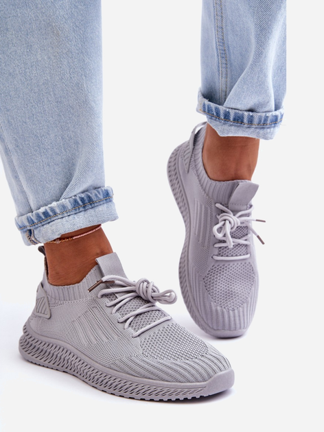 Sneakersy damskie Zauna 36 Szare (5905677638950) - obraz 3