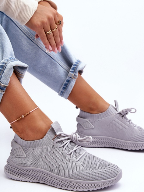 Sneakersy damskie Zauna 36 Szare (5905677638950) - obraz 4
