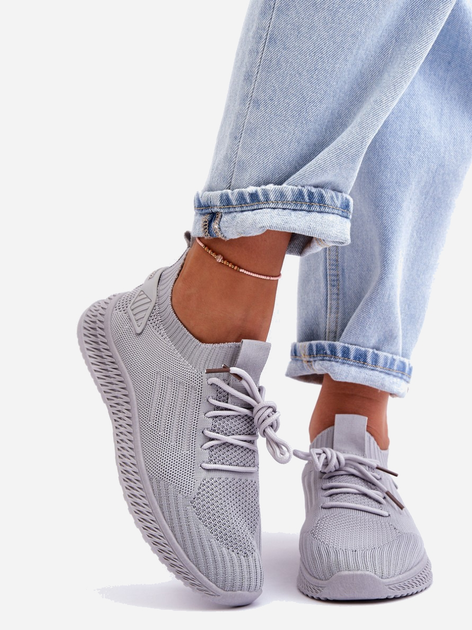 Sneakersy damskie Zauna 36 Szare (5905677638950) - obraz 5