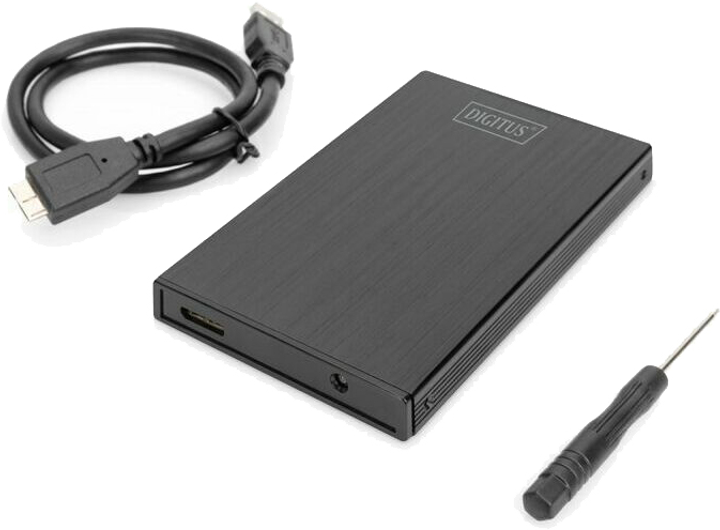 Зовнішня кишеня Digitus USB 3.0 для SSD/HDD 2.5 дюйма SATA III (DA-71105-1) - зображення 3