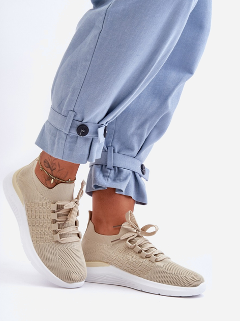 Sneakersy damskie Nikilla 36 Beżowe (5905677458244) - obraz 7