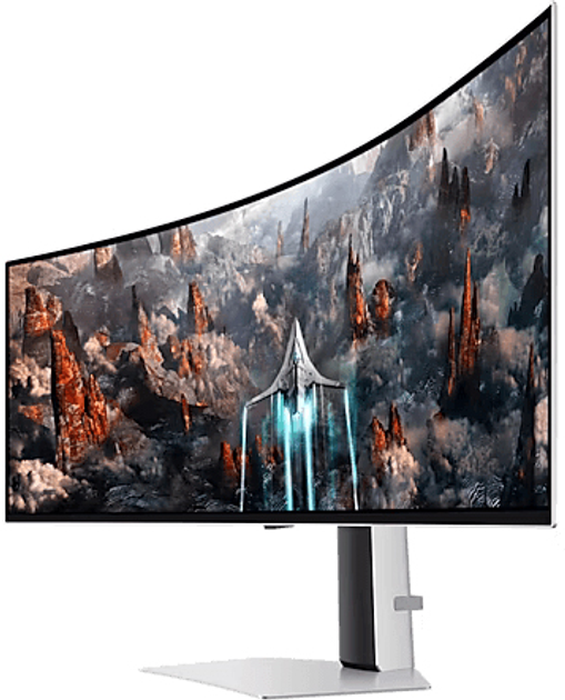 Монітор 49" Samsung Odyssey OLED G9 G93SC (LS49CG930SIXCI) Dual QHD Quantum Dot OLED / Curved 1800R / 240 Гц / 0,03 мс / 10-Bit / HDR True Black 400 / FreeSync Premium Pro / G-SYNC Compatible - зображення 5