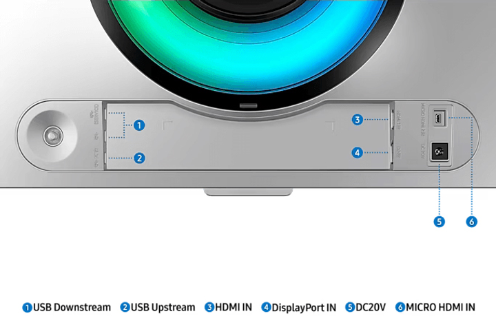 Монітор 49" Samsung Odyssey OLED G9 G93SC (LS49CG930SIXCI) Dual QHD Quantum Dot OLED / Curved 1800R / 240 Гц / 0,03 мс / 10-Bit / HDR True Black 400 / FreeSync Premium Pro / G-SYNC Compatible - зображення 18