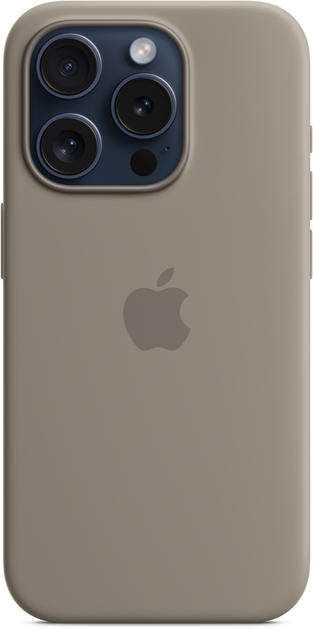 Панель Apple MagSafe Silicone Case для Apple iPhone 15 Pro Clay (MT1E3) - зображення 2