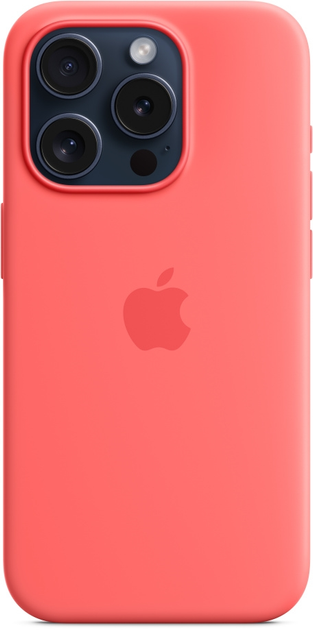 Панель Apple MagSafe Silicone Case для Apple iPhone 15 Pro Guava (MT1G3) - зображення 2