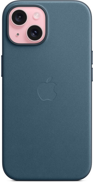 Панель Apple MagSafe FineWoven Case для Apple iPhone 15 Pacific Blue (MT3G3) - зображення 2