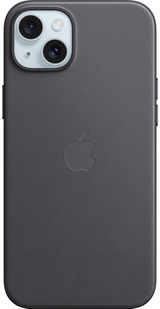 Панель Apple MagSafe FineWoven Case для Apple iPhone 15 Plus Black (MT423) - зображення 1