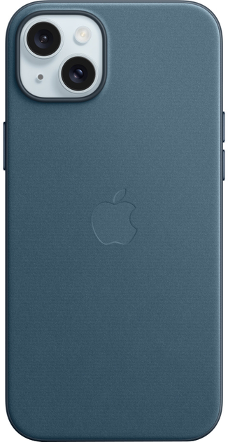 Панель Apple MagSafe FineWoven Case для Apple iPhone 15 Plus Pacific Blue (MT4D3) - зображення 1