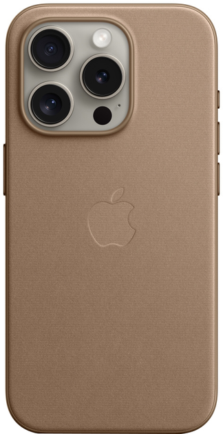 Панель Apple MagSafe FineWoven Case для Apple iPhone 15 Pro Taupe (MT4J3) - зображення 1