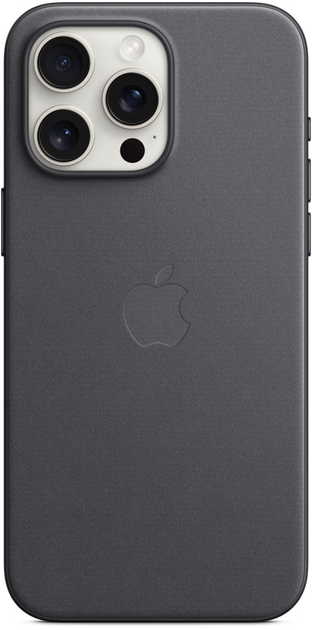 Etui Apple MagSafe FineWoven Case do Apple iPhone 15 Pro Max Black (MT4V3) - obraz 3