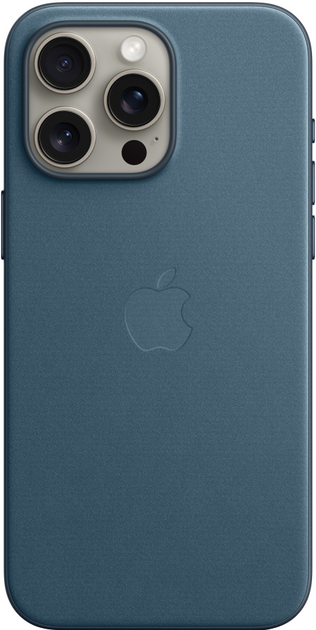 Панель Apple MagSafe FineWoven Case для Apple iPhone 15 Pro Max Pacific Blue (MT4Y3) - зображення 1
