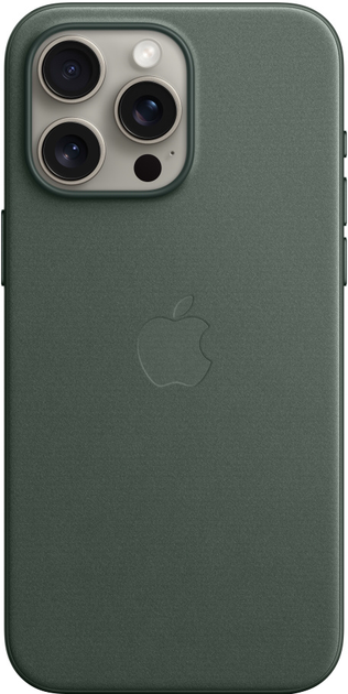 Etui Apple MagSafe FineWoven Case do Apple iPhone 15 Pro Max Evergreen (MT503) - obraz 1