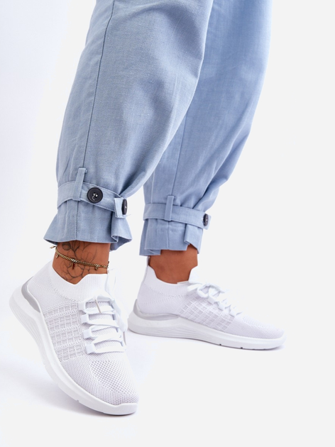 Sneakersy damskie Nikilla 37 Białe (5905677458077) - obraz 4