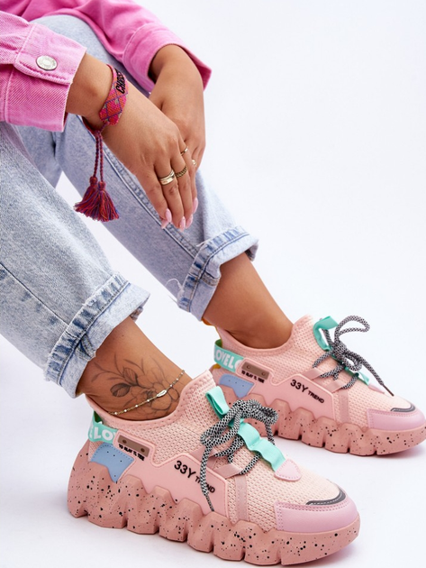 Sneakersy damskie Evolution 37 Jasnoróżowe (5905677436822) - obraz 7