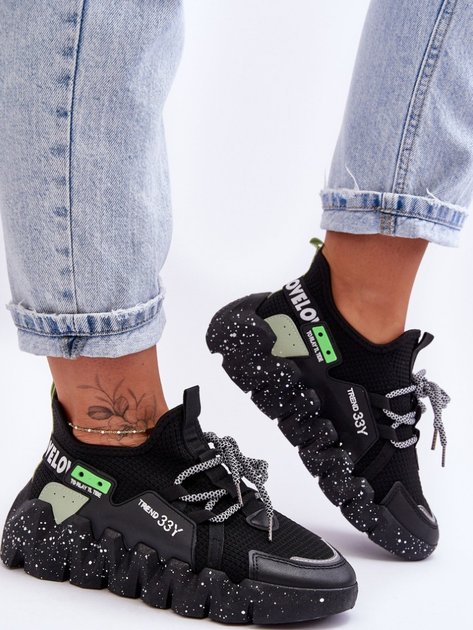 Sneakersy damskie Evolution 41 Czarne (5905677436686) - obraz 3