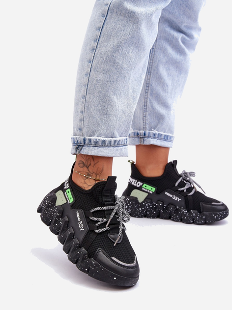 Sneakersy damskie Evolution 41 Czarne (5905677436686) - obraz 7