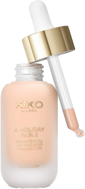 Podkład Kiko Milano A Holiday Fable 24h immortal no transfer foundation Jasny beż 30 ml (8025272980388) - obraz 1