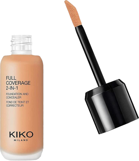 Тональна основа для обличчя Kiko Milano Full Coverage 2-in-1 Foundation & Concealer Warm Beige 30 25 мл (8025272636490) - зображення 1