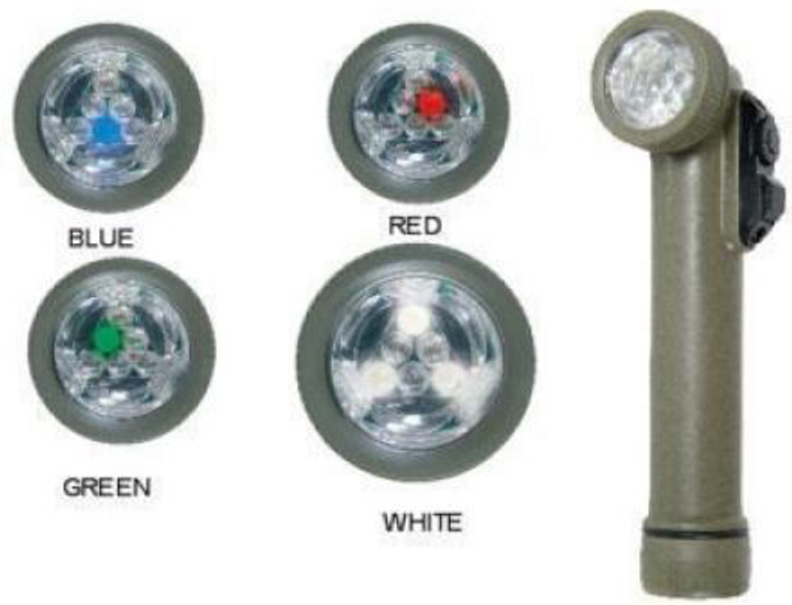 Фонарь американский MIL-TEC Г-образный светодиодный 6 LED ...