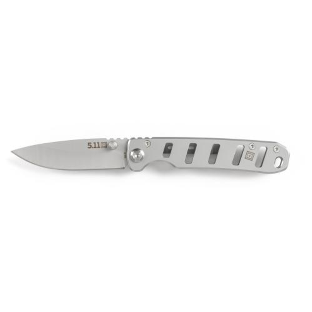Нож 5.11 Tactical Base 3DP Knife 51156-988 Серебристый (2000980538850) - изображение 2