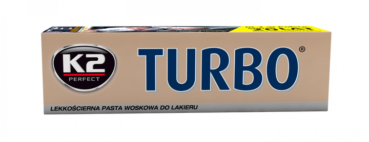 Pasta do polerowania K2 Turbo lekkościerna nanotechnologiczna z woskiem 120 g (5906534000019) - obraz 1