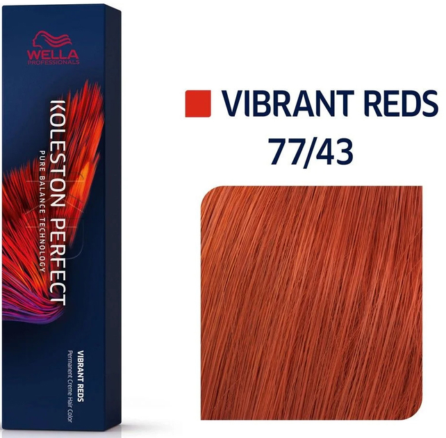 Farba do włosów Wella Professionals Koleston Perfect Me Vibrant Reds 77/43 60 ml (8005610628646) - obraz 2