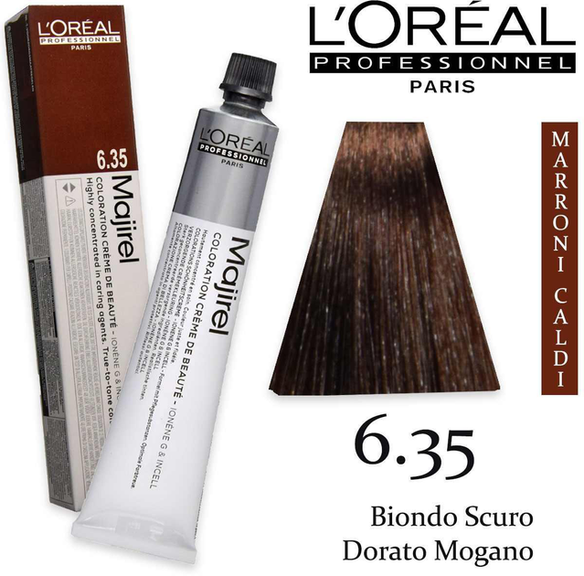 Farba do włosów L’Oreal Professionnel Paris Majirel 6.35 50 ml (3474634002162) - obraz 2