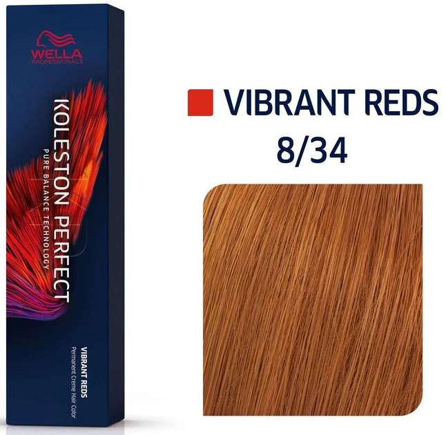 Фарба для волосся Wella Professionals Koleston Perfect Vibrant Reds 8/34 60 мл (8005610627199) - зображення 2