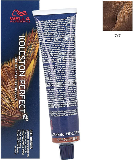 Фарба для волосся Wella Professionals Koleston Perfect Me+ Deep Browns 7/7 60 мл (8005610626819) - зображення 2